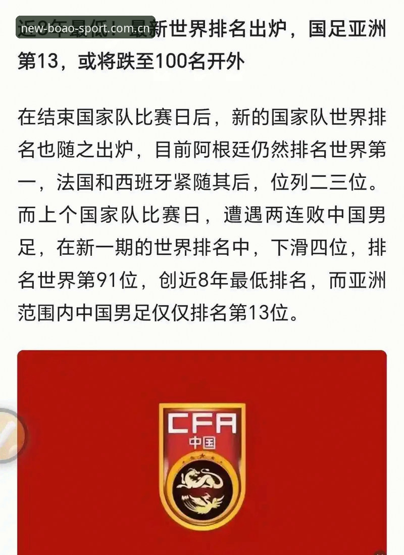深度揭秘世界杯扩军至66队的背后博弈，中国男足能否搭上2030年这班车？